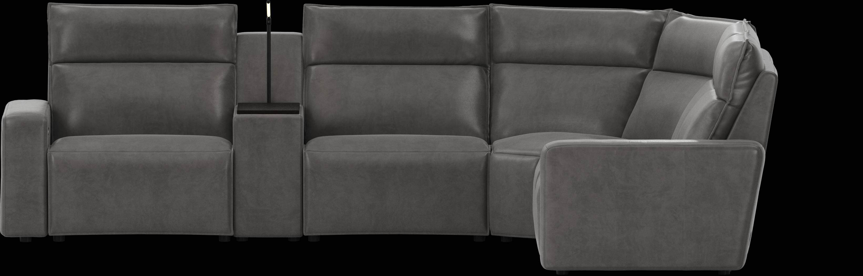 Charcoal 6 Pc Dual Power Reclining ModularTwo - Thumbnail - Image 3