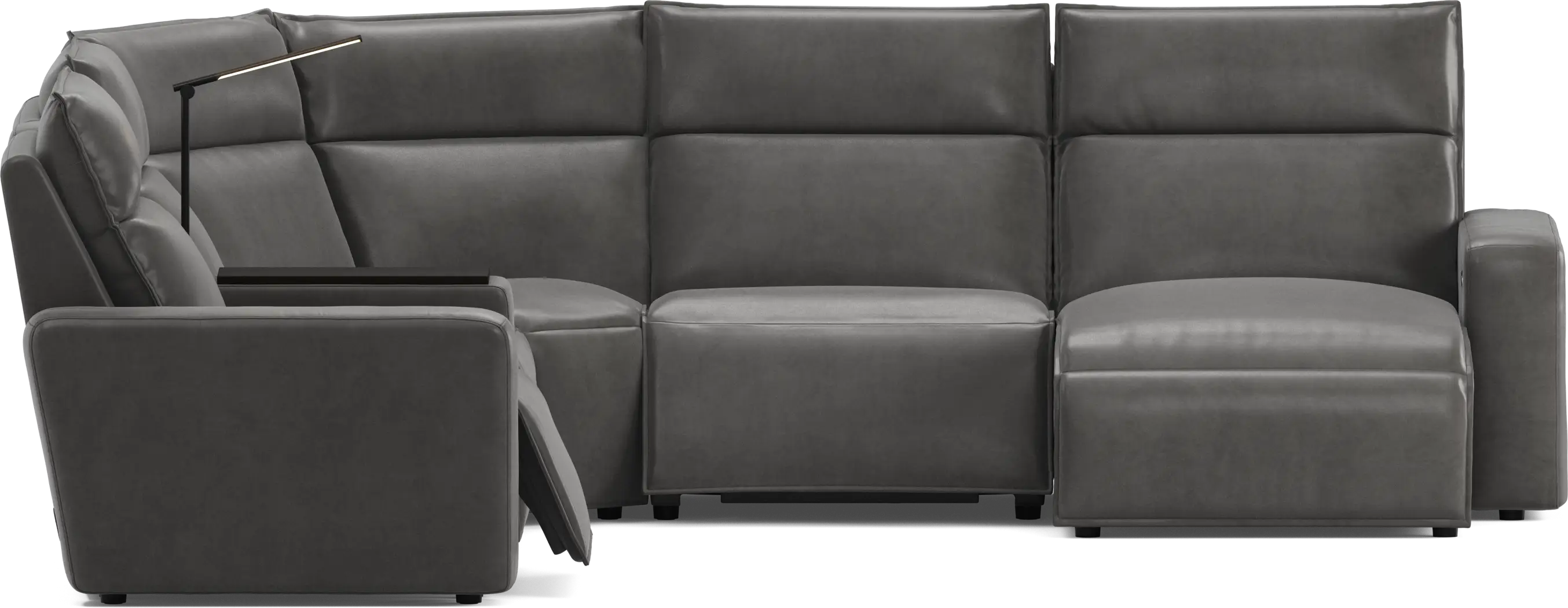 Charcoal 6 Pc Dual Power Reclining ModularTwo - Image 5