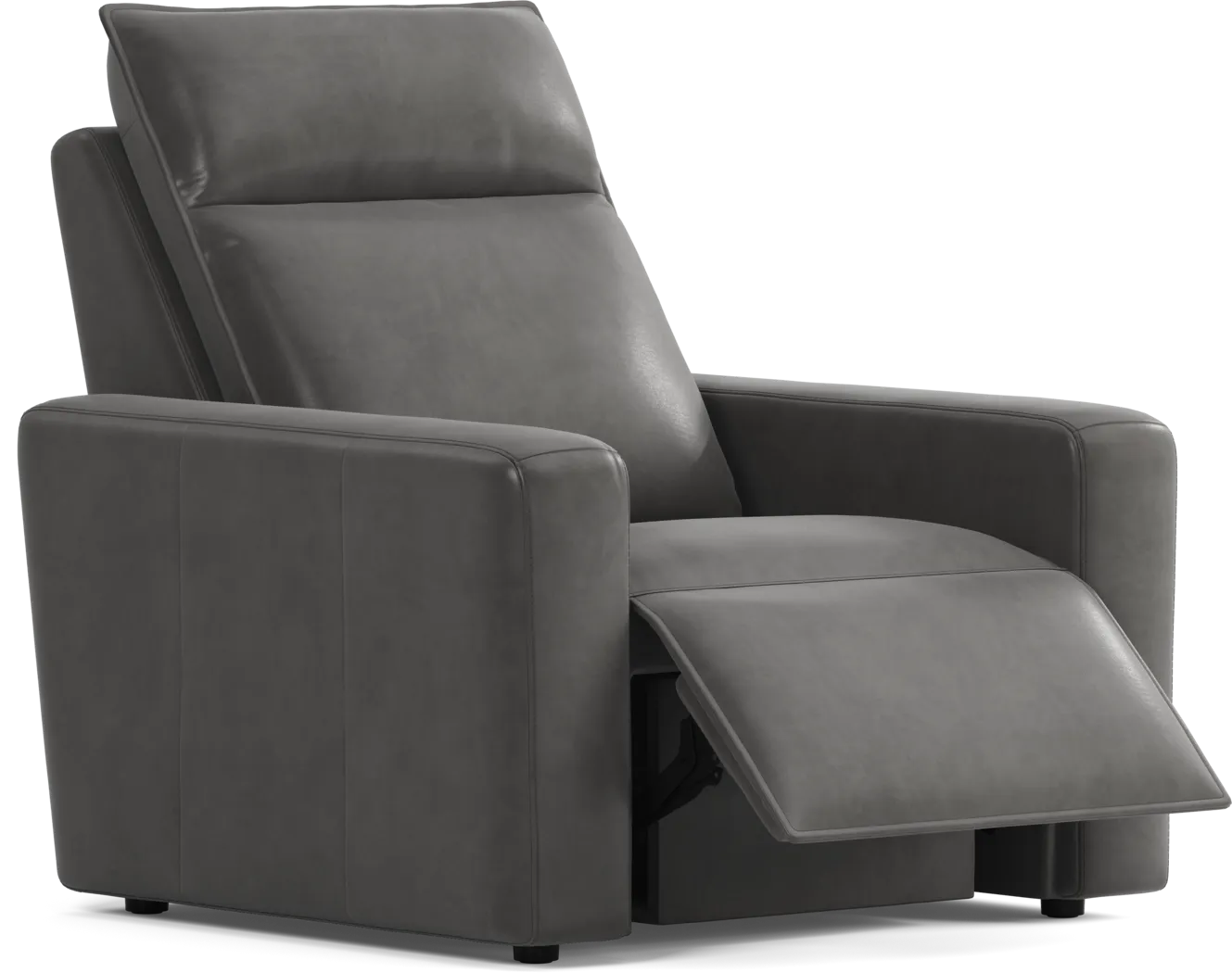 ModularTwo Charcoal Dual Power Recliner - Thumbnail - Image 1