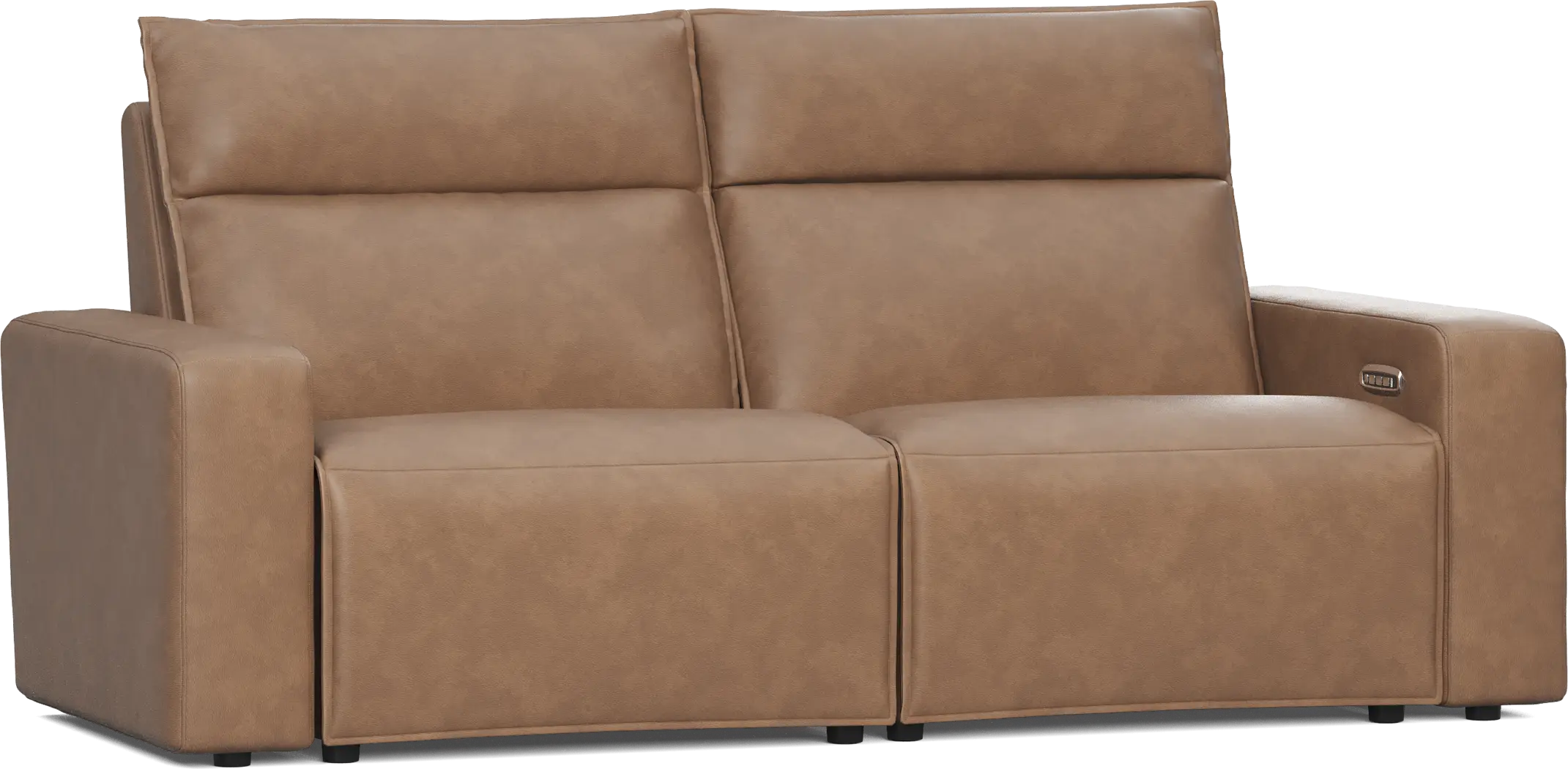 ModularTwo Saddle 2 Pc Dual Power Reclining Loveseat - Thumbnail - Image 3