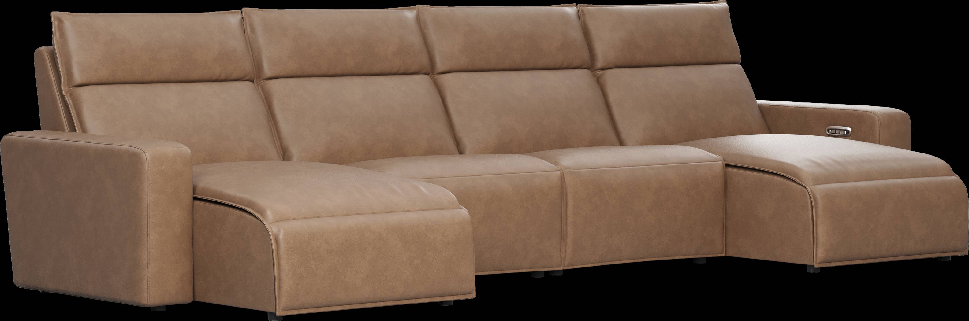 Saddle 4 Pc Dual Power Reclining ModularTwo - Thumbnail - Image 3