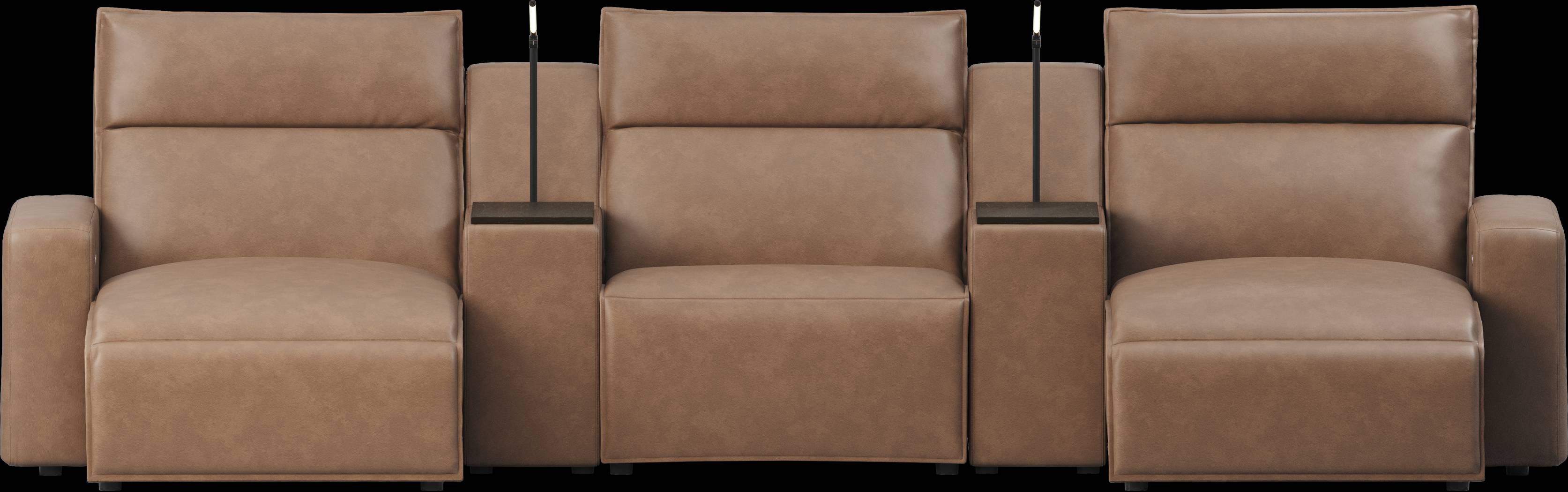 Saddle 5 Pc Dual Power Reclining ModularTwo - Thumbnail - Image 1