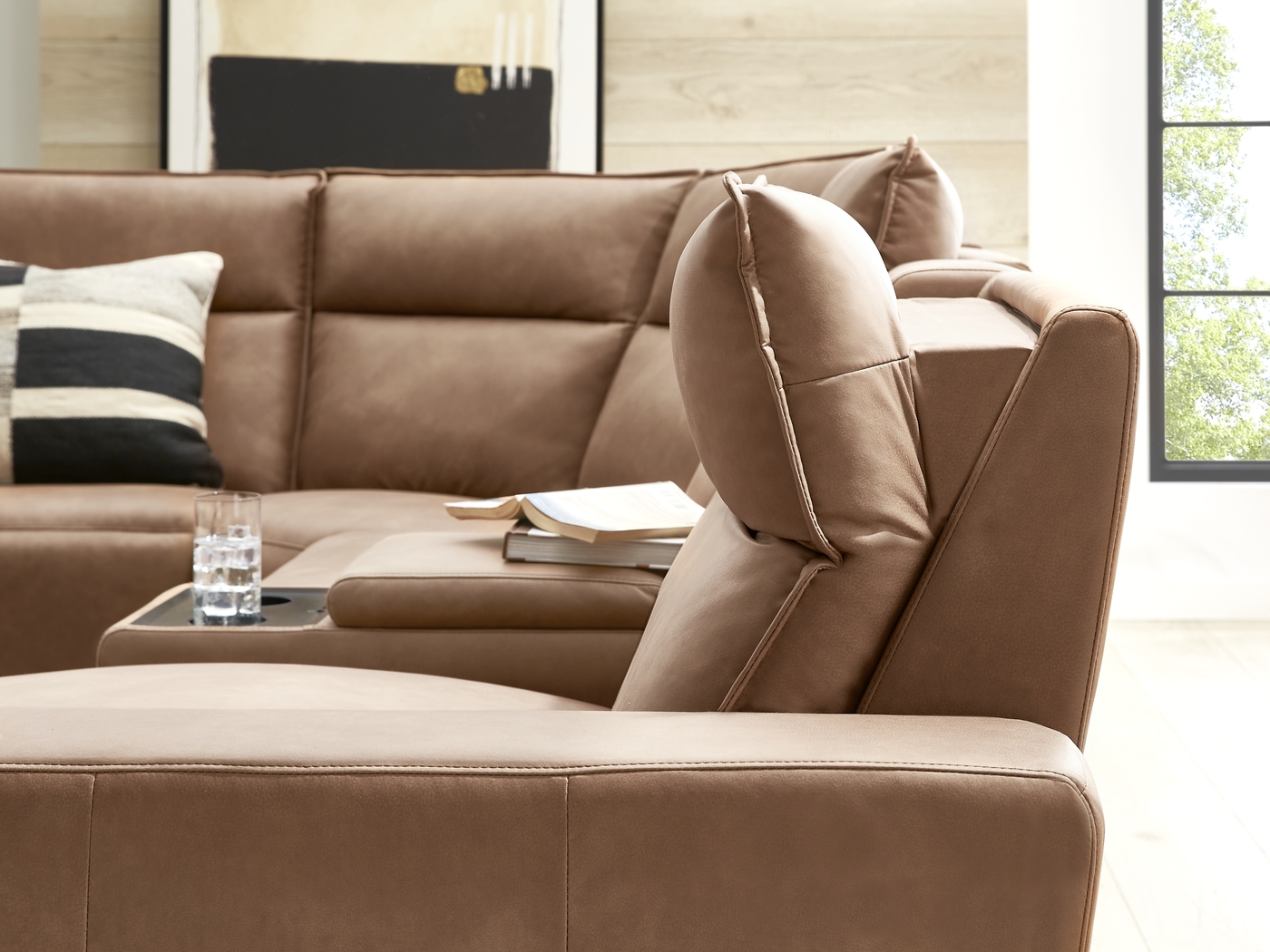 Saddle 6 Pc Dual Power Reclining ModularTwo - Thumbnail - Image 4