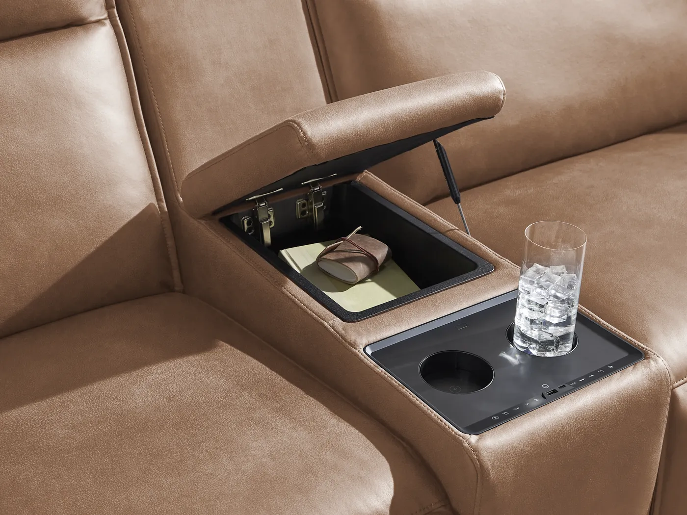 Saddle 6 Pc Dual Power Reclining ModularTwo - Image 7