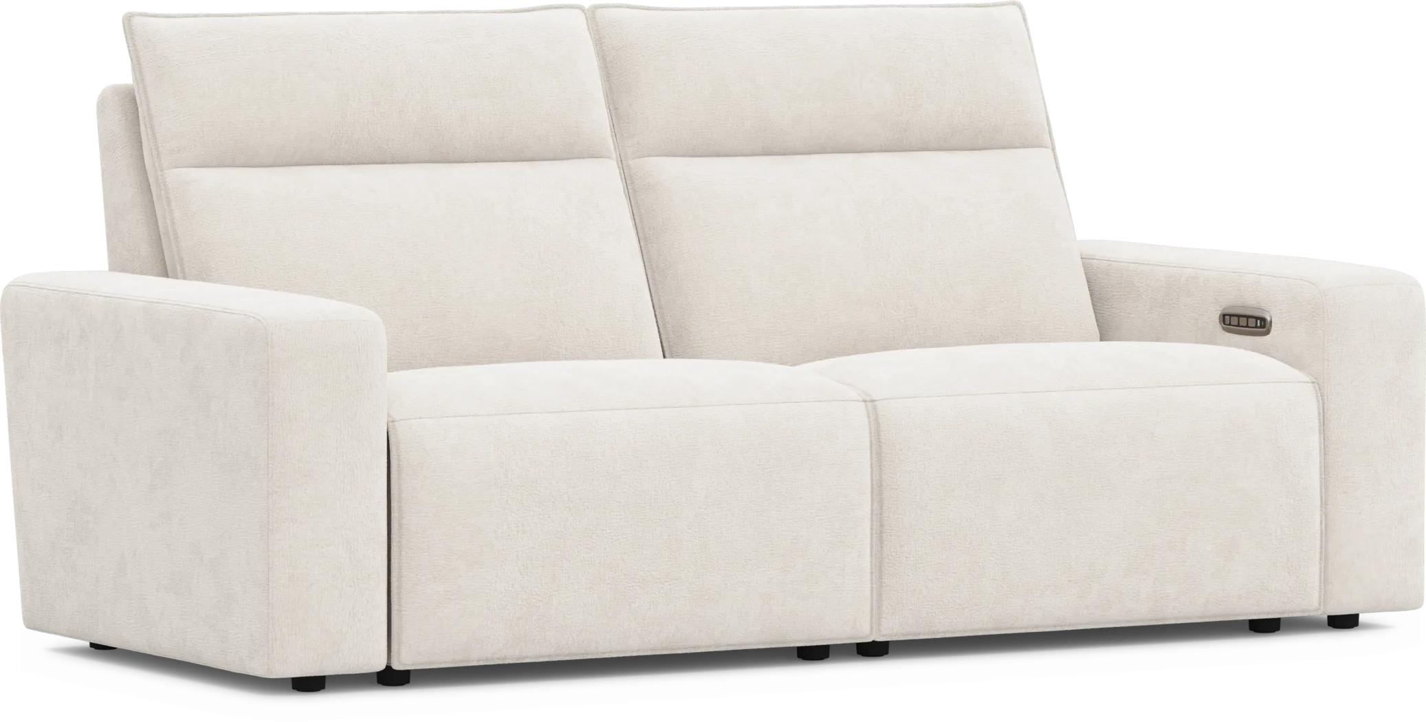ModularTwo Silver 2 Pc Dual Power Reclining Loveseat - Thumbnail - Image 2