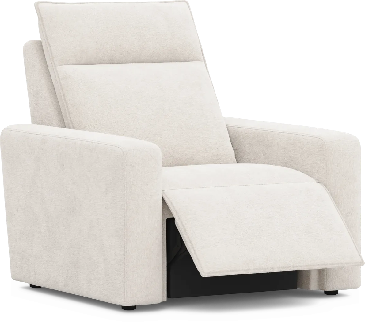 ModularTwo Silver Dual Power Recliner - Thumbnail - Image 1