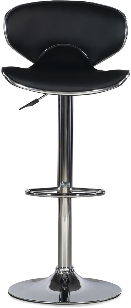 Moeta Black Desk Stool - Thumbnail - Image 3