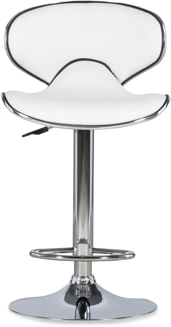 Moeta White Desk Stool - Thumbnail - Image 4