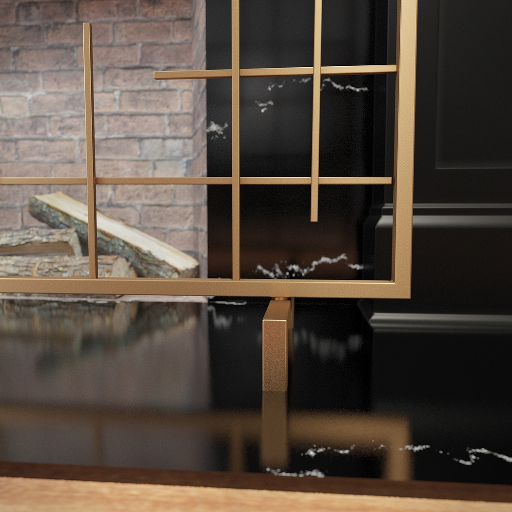 Moffre Gold Fireplace Screen - Thumbnail - Image 4