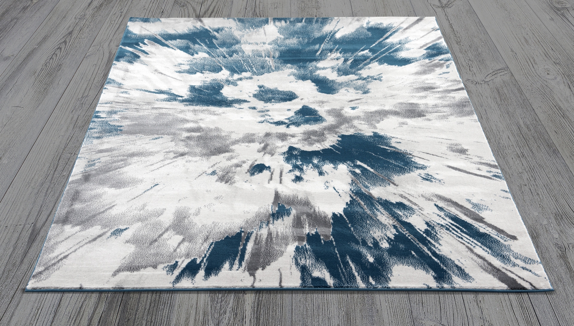 Mohigan Blue 5' x 7' Rug - Thumbnail - Image 2