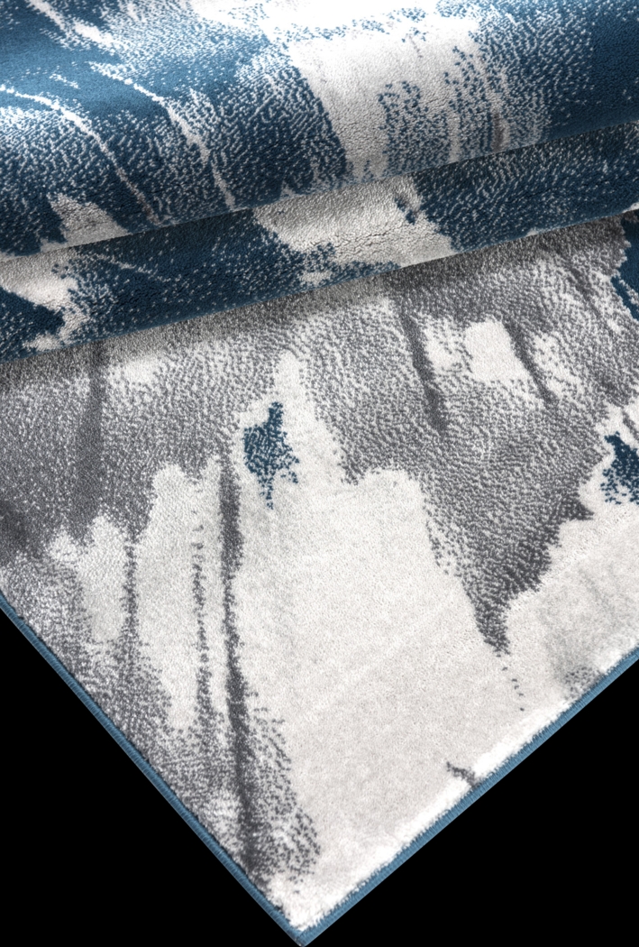 Mohigan Blue 5' x 7' Rug - Thumbnail - Image 4