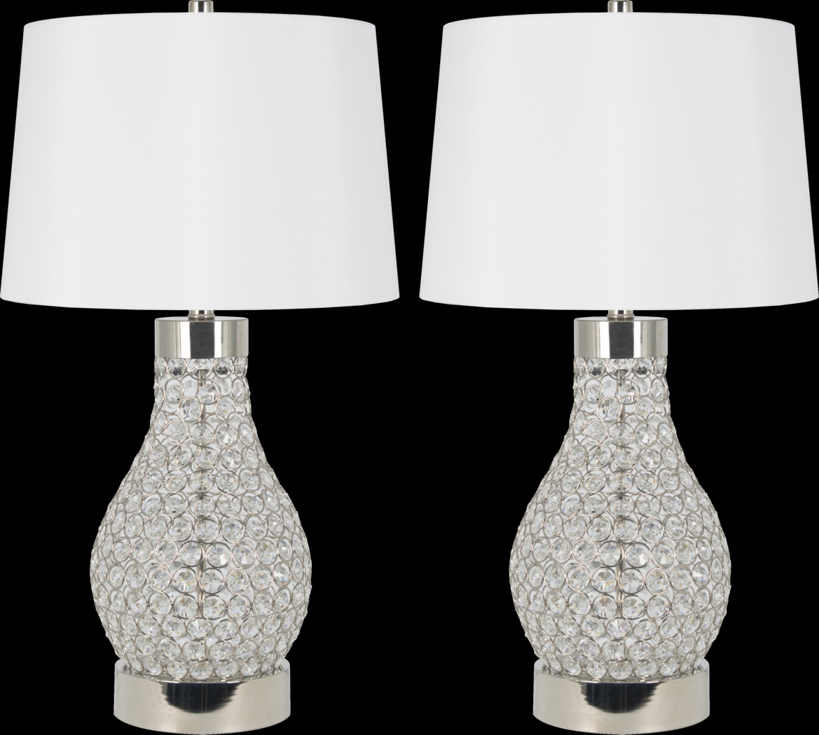 Mohr Home Clear Table Lamps, Set of 2 - Thumbnail - Image 1