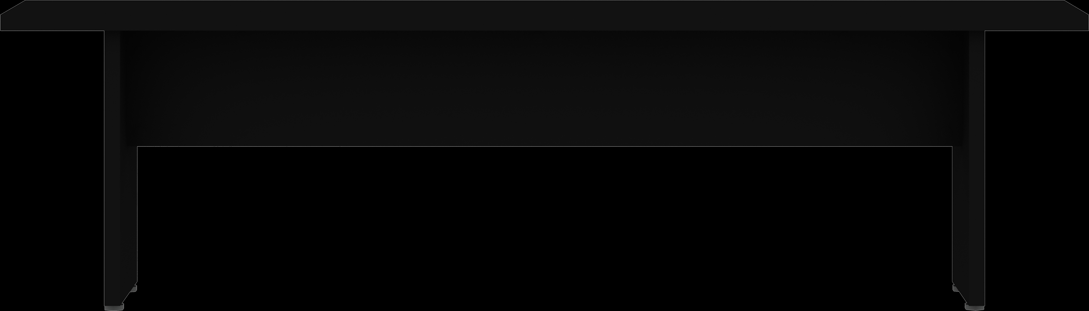 Mokema Black Dining Bench - Thumbnail - Image 4