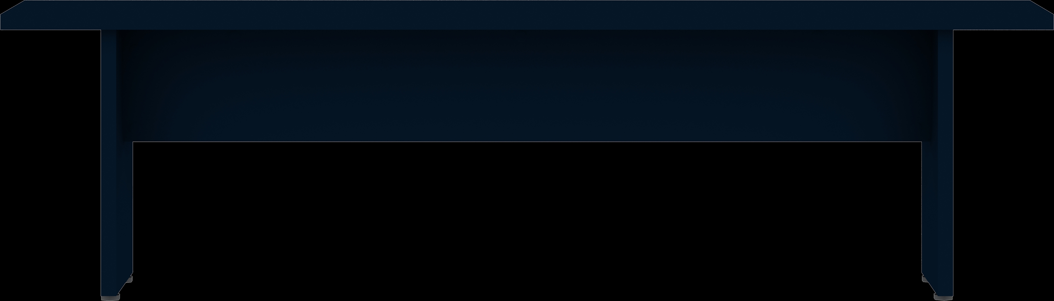 Mokema Blue Dining Bench - Thumbnail - Image 6