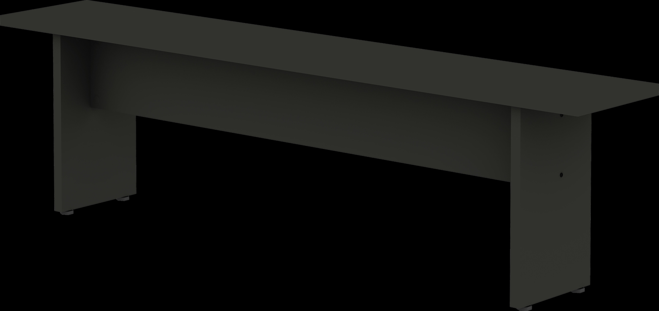 Mokema Gray Dining Bench - Thumbnail - Image 1