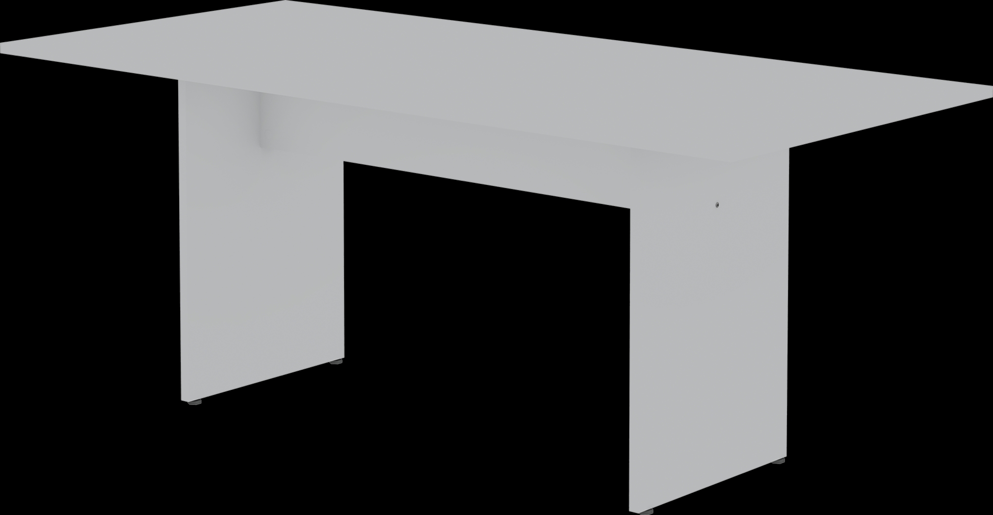 Mokema White Dining Table - Thumbnail - Image 1