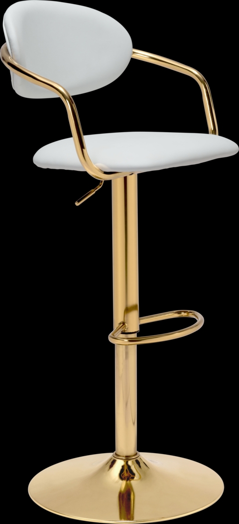 Molalea White Barstool - Thumbnail - Image 1