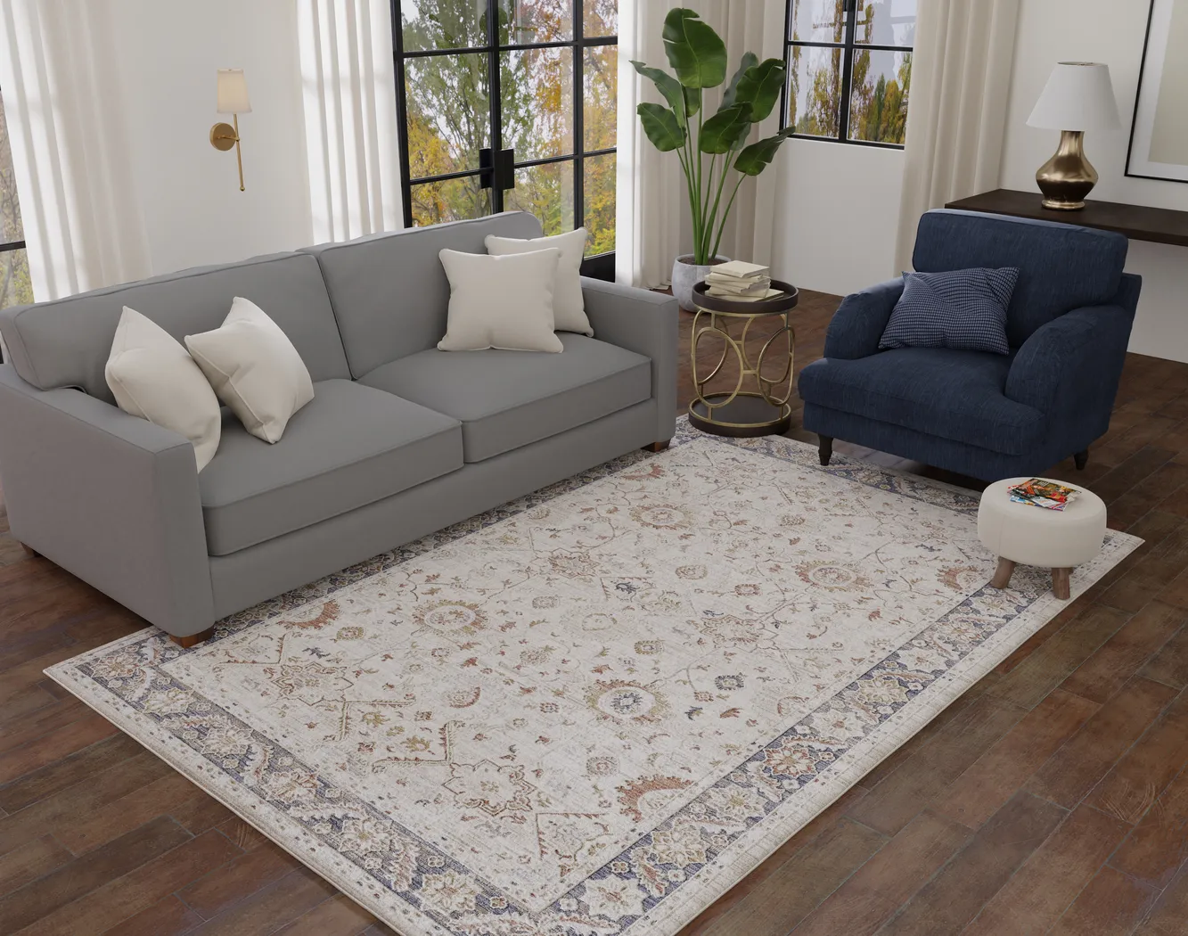 Moleah Ivory 7'10 x 10'10 Rug - Thumbnail - Image 2