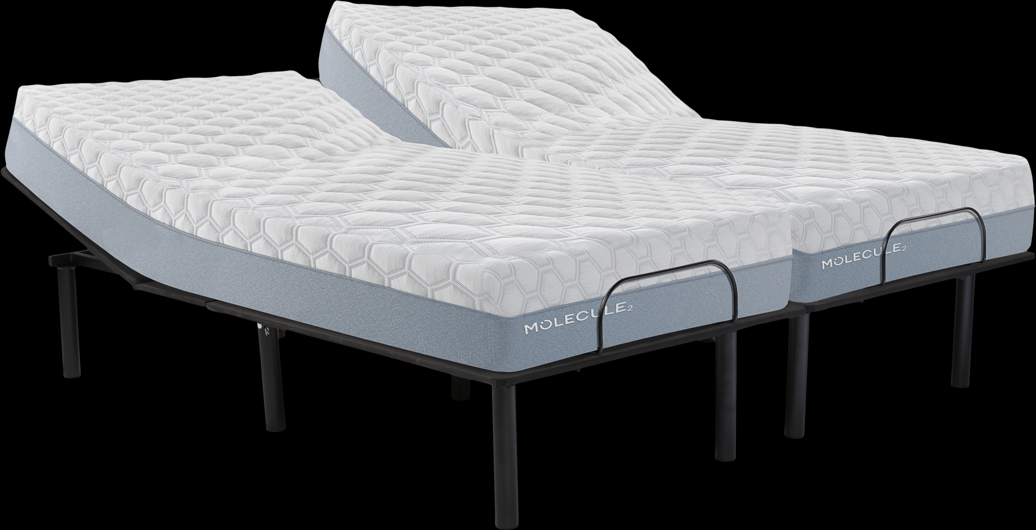MOLECULE 2 Mattress with Microban Split King Mattress with Head Up Only Base - Thumbnail - Image 1