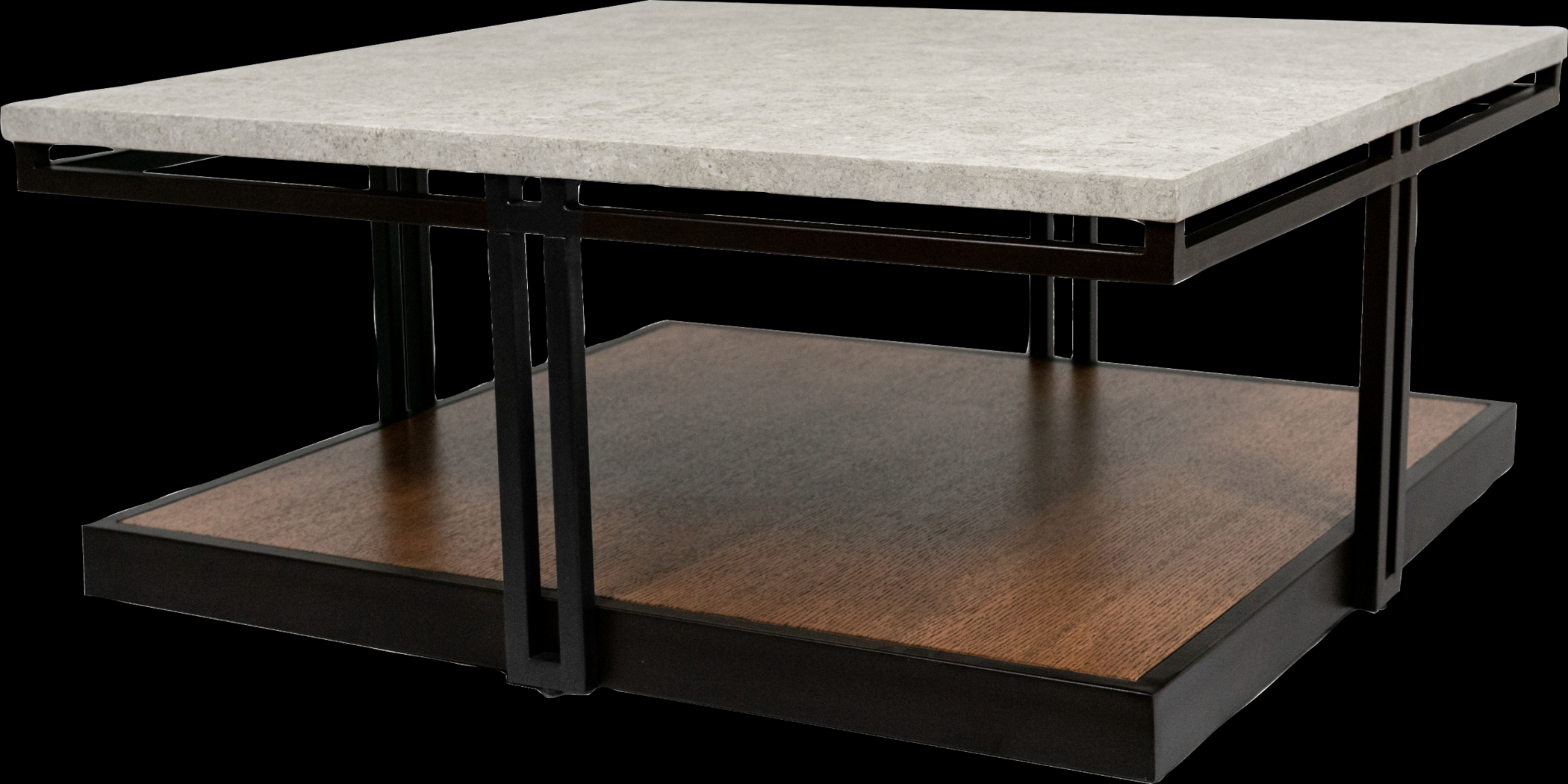 Molino Beige Cocktail Table with Casters - Thumbnail - Image 1