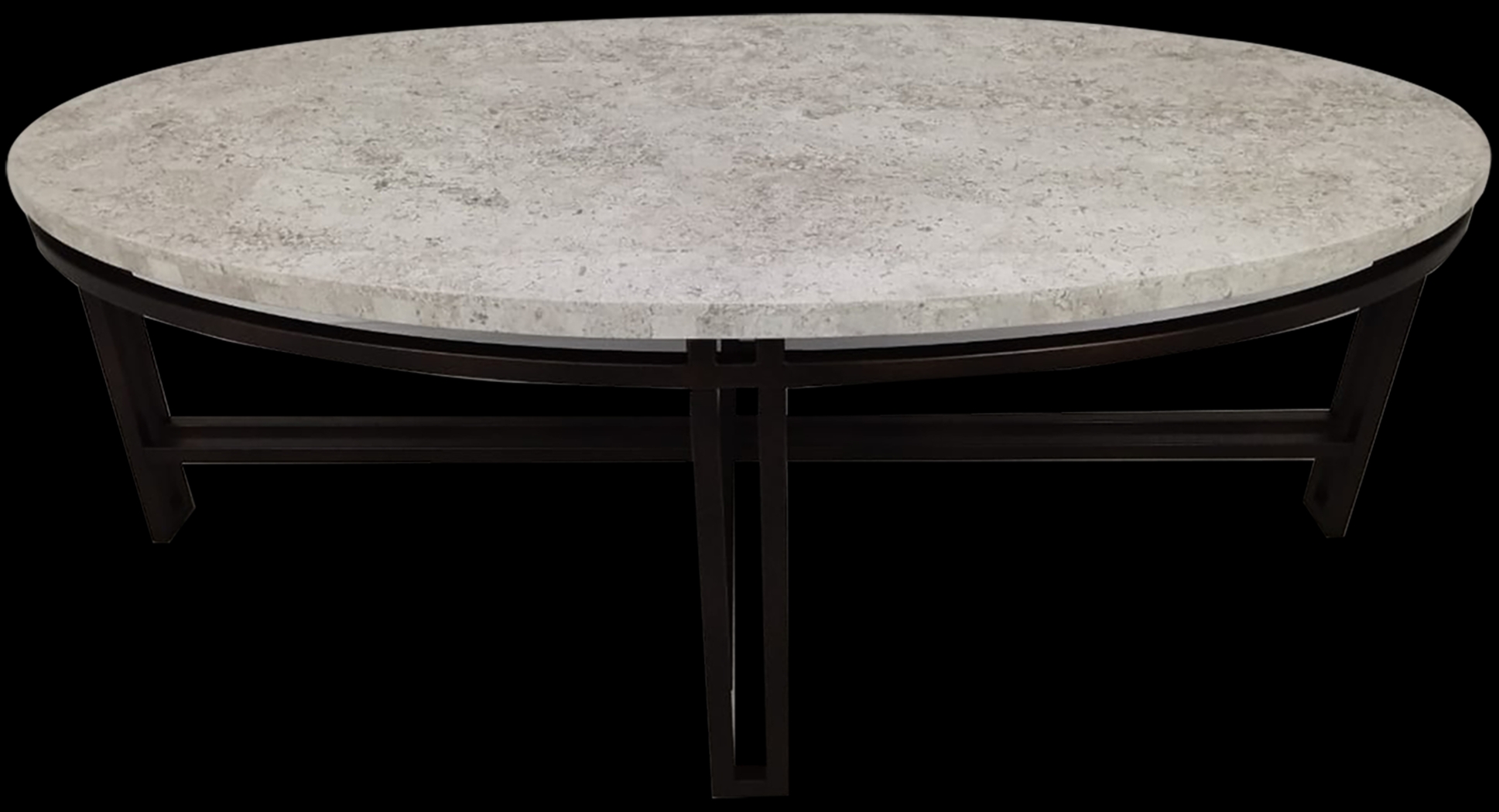 Molino Beige Oval Cocktail Table - Thumbnail - Image 1