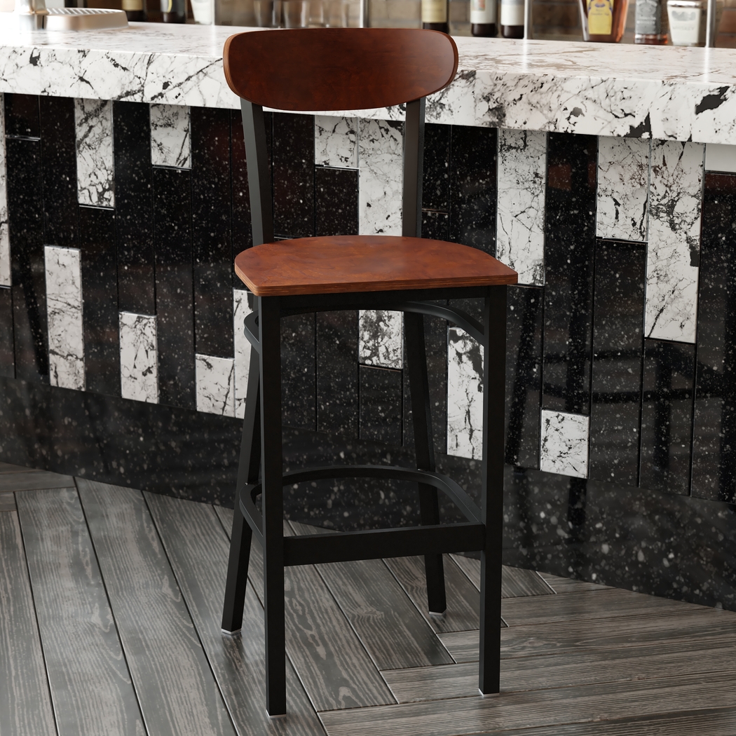 Mollalla Brown Barstool - Thumbnail - Image 2