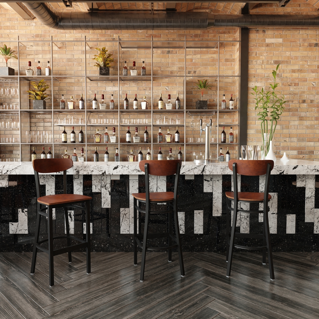 Mollalla Brown Barstool - Thumbnail - Image 3