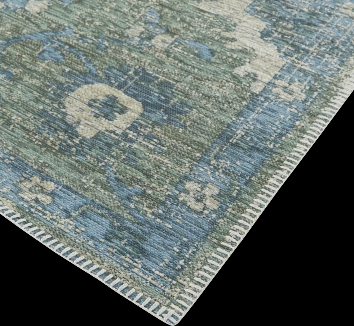 Mollea Blue 7'10 x 10' Rug - Thumbnail - Image 4
