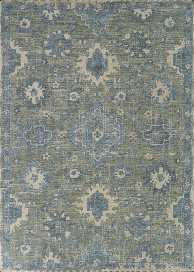 Mollea Blue 7'10 x 10' Rug - Thumbnail - Image 1