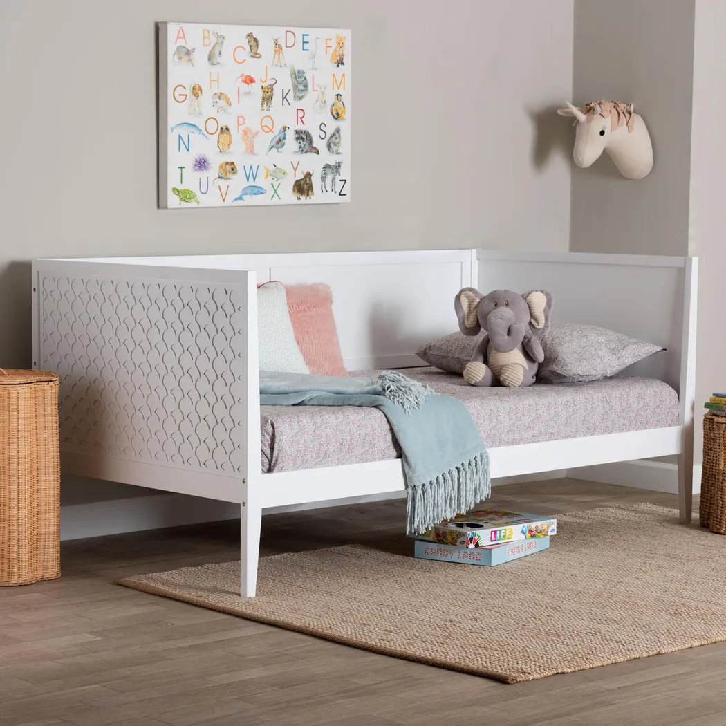 Momina White Twin Daybed - Image 2