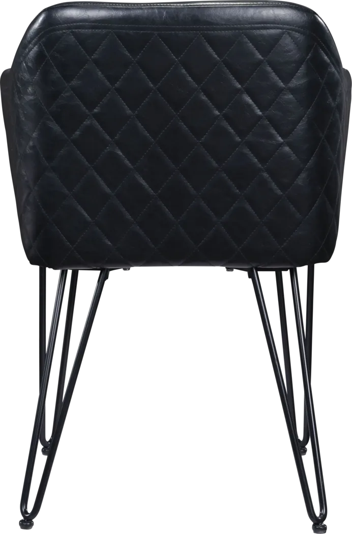 Momoko Black Dining Chair, Set of 2 - Thumbnail - Image 4