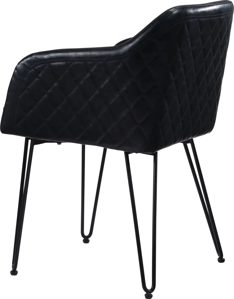Momoko Black Dining Chair, Set of 2 - Thumbnail - Image 5