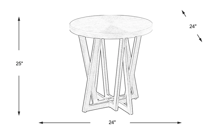 Dimension Image. Please refer to the Dimension Tab on this page for dimension details.