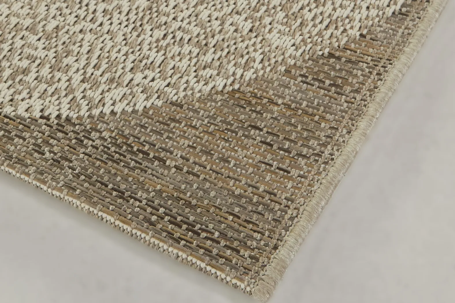 Monaghan Brown 5'3 X 7' Indoor/Outdoor Rug - Thumbnail - Image 2