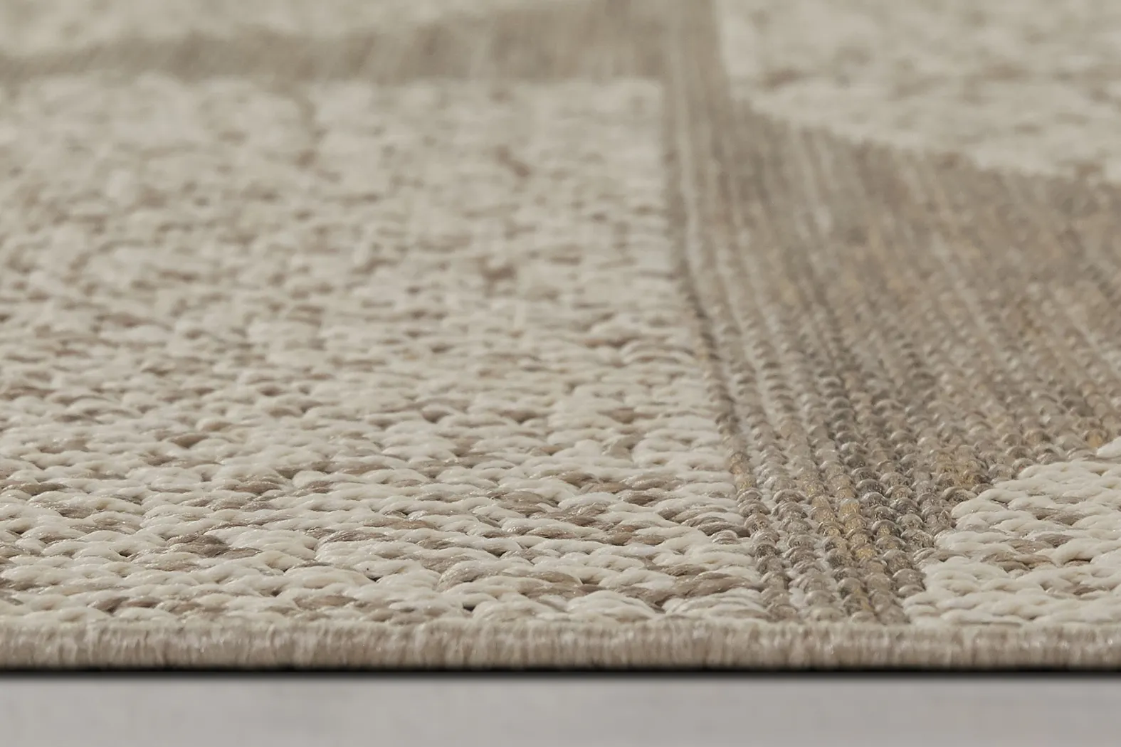 Monaghan Brown 5'3 X 7' Indoor/Outdoor Rug - Thumbnail - Image 4