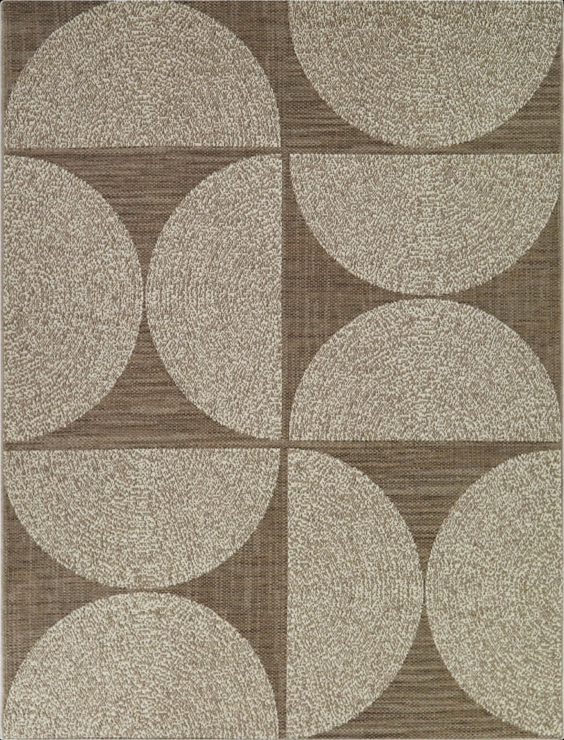 Monaghan Brown 7'10 X 10' Indoor/Outdoor Rug - Thumbnail - Image 1