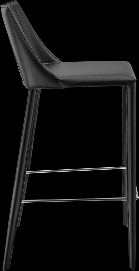 Monagin Black Bar Stool - Thumbnail - Image 4
