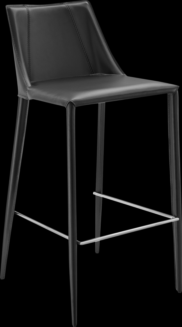 Monagin Black Bar Stool - Thumbnail - Image 1