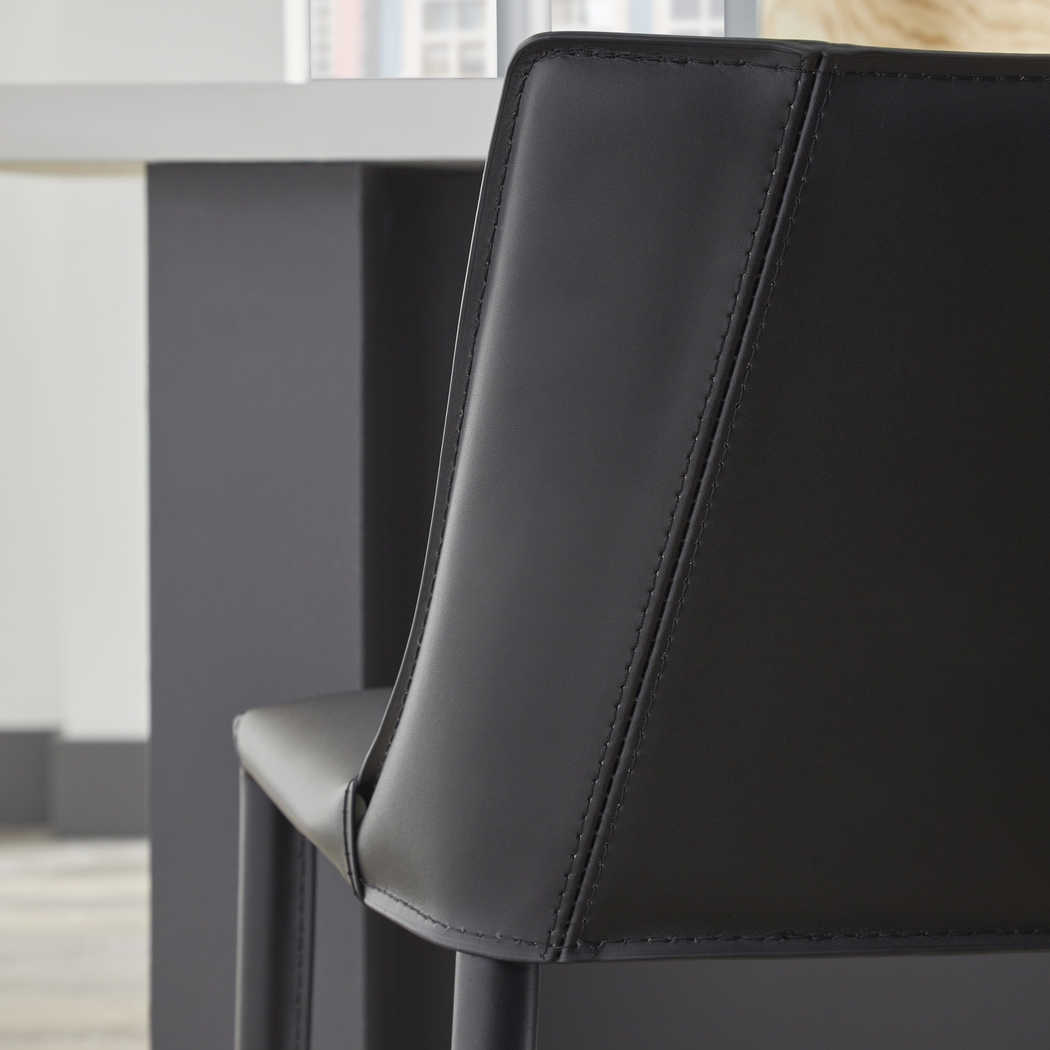 Monagin Black Counter Stool - Thumbnail - Image 4