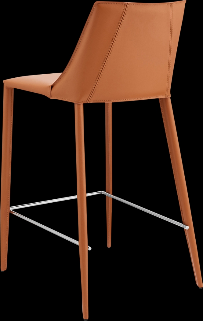 Monagin Cognac Counter Stool - Thumbnail - Image 2