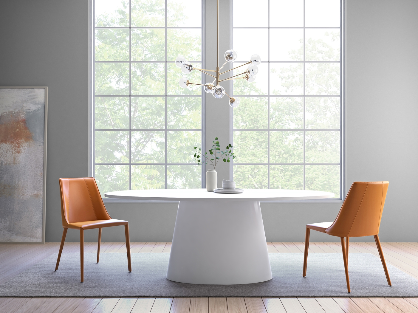 Monagin Cognac Side Chair - Thumbnail - Image 3