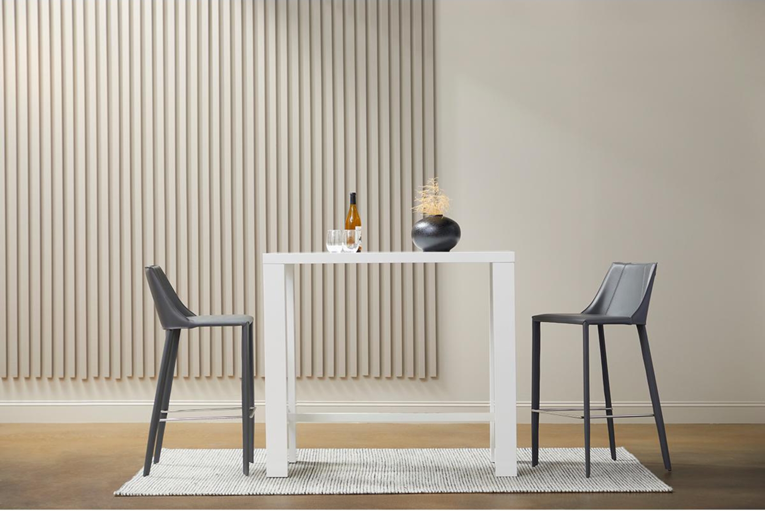 Monagin Gray Bar Stool - Thumbnail - Image 2