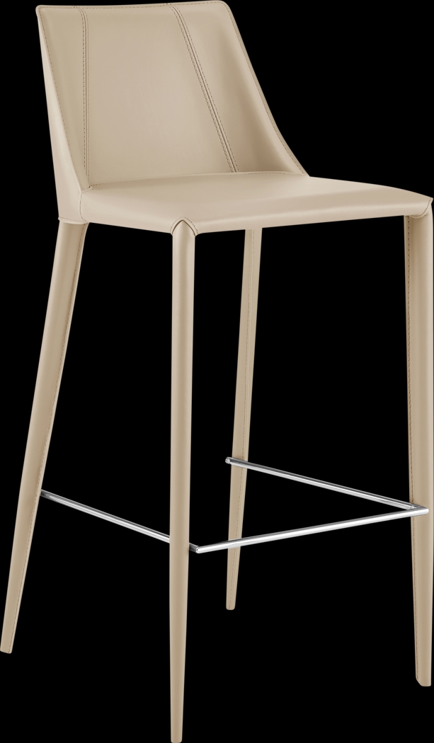 Monagin Taupe Barstool - Thumbnail - Image 2