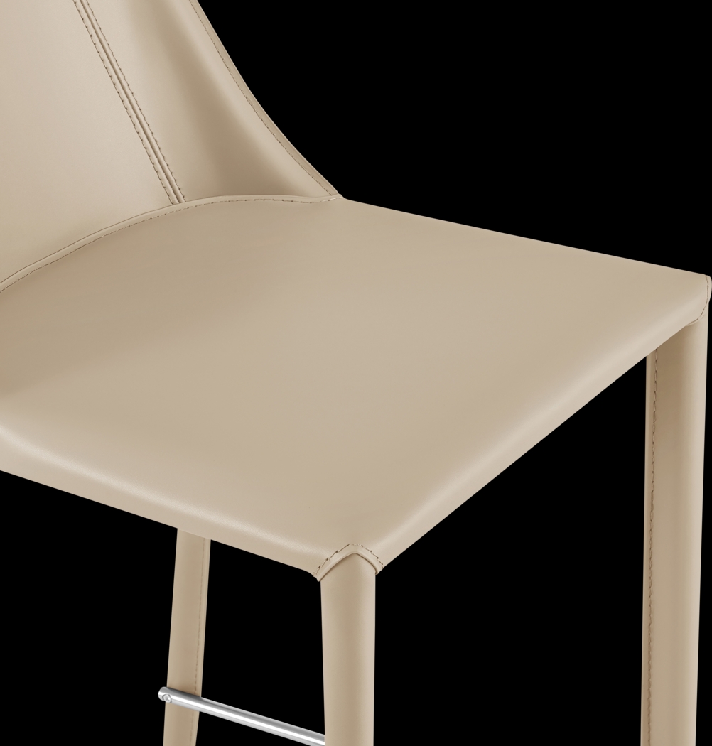 Monagin Taupe Barstool - Thumbnail - Image 7