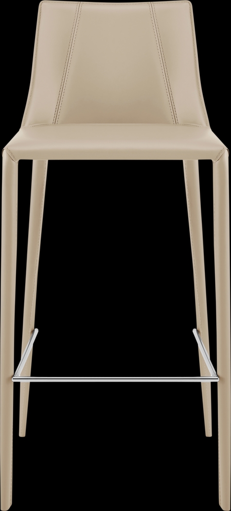 Monagin Taupe Barstool - Thumbnail - Image 1