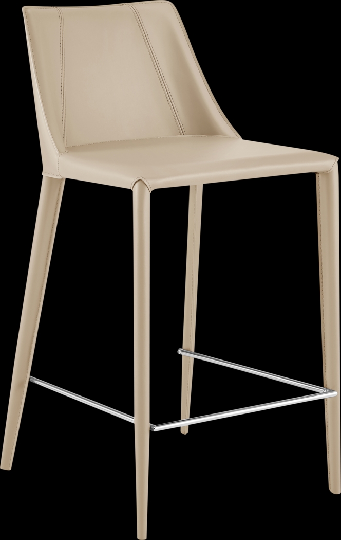 Monagin Taupe Counter Stool - Thumbnail - Image 3