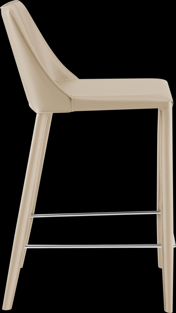 Monagin Taupe Counter Stool - Thumbnail - Image 4