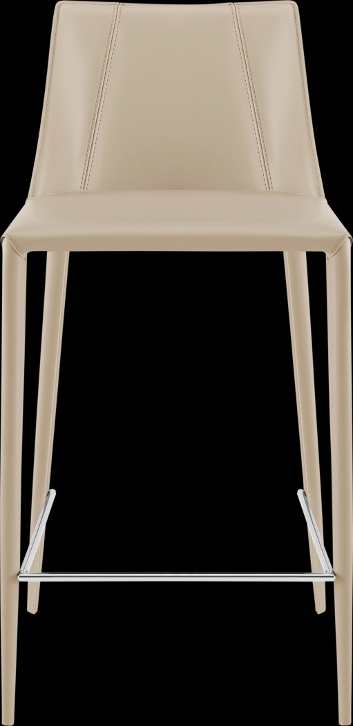Monagin Taupe Counter Stool - Thumbnail - Image 1