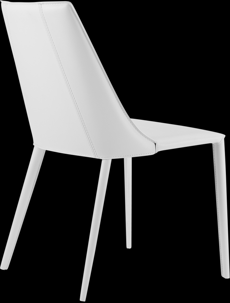 Monagin White Side Chair - Thumbnail - Image 2