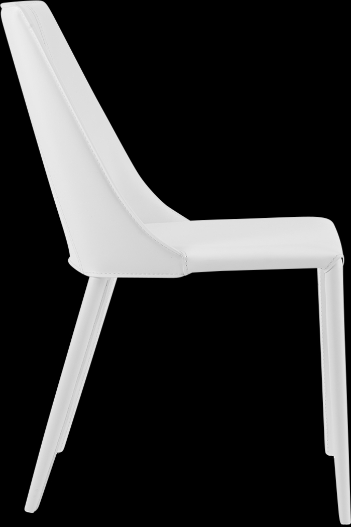 Monagin White Side Chair - Thumbnail - Image 3